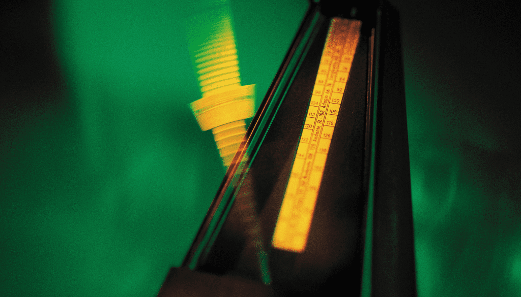 The metronome for flutists