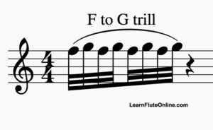 f to g trill how to trill better on flute