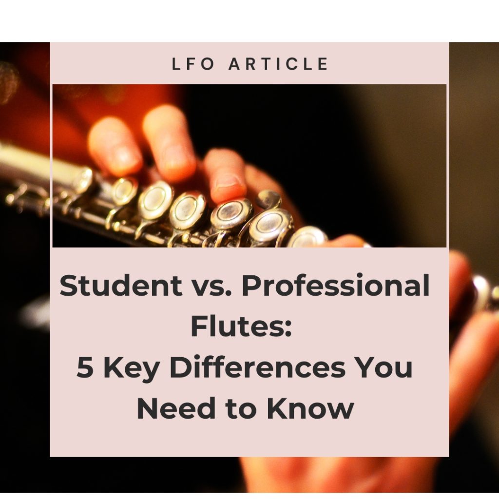Student vs. Professional Flutes: 5 Key Differences You Need to Know
